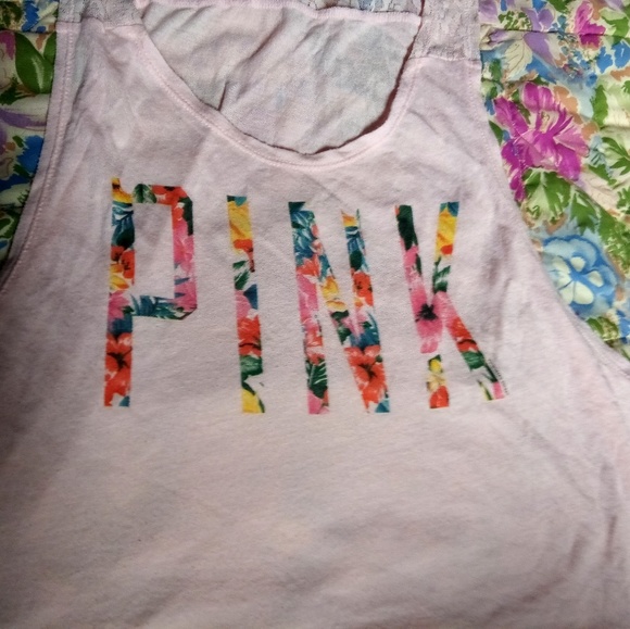 PINK crop top EUC - Picture 2 of 4